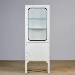 Vintage Iron And Glass Medical Cabinet, 1970’s -Bookcases Sales 64e3adcd f076 46bc b08d a6cc0a685f0b