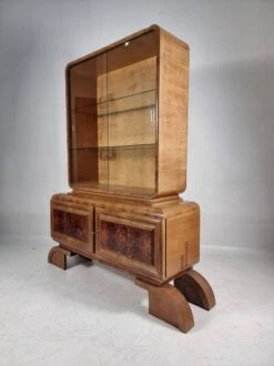 Art Deco Showcase, 1940s -Bookcases Sales 666a9d27 6272 4dae 8c77 3d0e023fa108