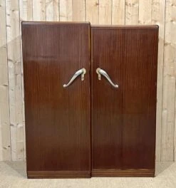 Art Deco Mahogany Wardrobe - Removable Into 2 Parts -Bookcases Sales 671fb458 9d00 41ce ad97 c6dafb02a18e