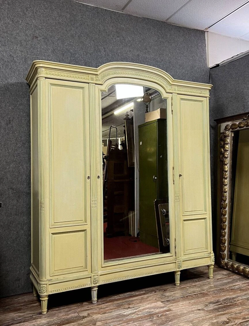 Louis XVI Style Cabinet In Lacquered Wood Circa 1850 5 Louis XVI Style Cabinet In Lacquered Wood Circa 1850 - Image 5