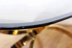 Coffee Table In Brass And Smoked Glass, Maria Pergay Style, France 1970/80 -Bookcases Sales 682d1401 ce6f 4615 8dfc fd4b0c0e589c