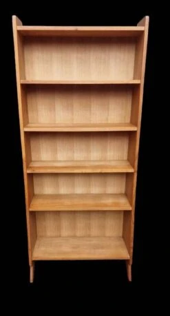 Vintage Library Shelf With Compass Base