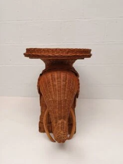 Vintage Wicker And Rattan Elephant Table 1970 -Bookcases Sales 6ab6c0a2 05f6 476c a37c 4b46fbe24340