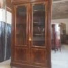 Louis Philippe Period Walnut Library Showcase