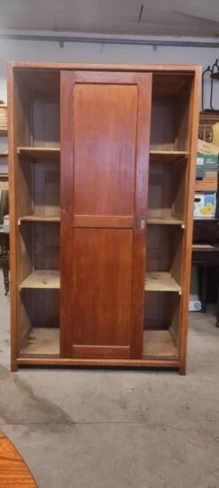 Parisian Wardrobe Vintags Sliding Doors In Old Pitch Pine 193x115.5 Cm -Bookcases Sales 6cd82bfa 7a6f 4f5a bddd 7301ef7e63d5