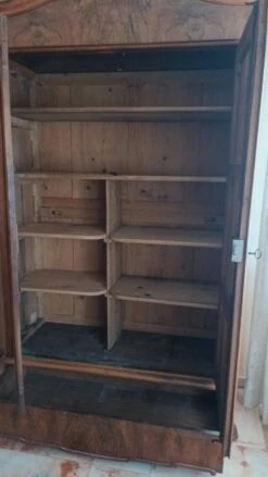 Louis Philippe Walnut Wardrobe -Bookcases Sales 6cdfa50d 7b25 4118 9f65 4b259c9d3eb9