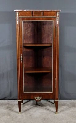 Small Showcase In Marquetry On All Sides, Louis XVI Style – 1920 -Bookcases Sales 6d2a37b7 5300 4942 bdf1 44ab0dbeccbc