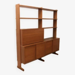 Scandinavian “String Parad” Teak Bookcase, Sweden, 1960 -Bookcases Sales 6f92b3b6 8c75 48ab ae8c 3f53241ac682