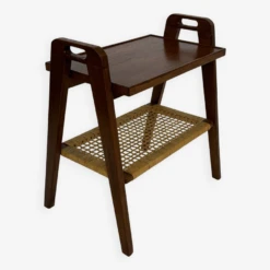 Vintage Side Table Teak Rattan Table From The 1960s 28 Vintage Side Table Teak Rattan Table From The 1960s -Bookcases Sales 71eace53 6794 4f25 8cb2 6032a2a77009