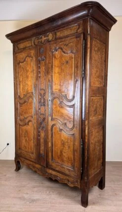 Louis XV Period Wardrobe In Walnut And Elm Bourg En Bresse Region -Bookcases Sales 72e896b0 0850 4bcf a024 4d16e469c479