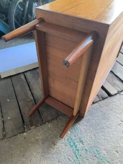 High Cabinet With 2 Doors In Teak And Vintage Veneer From The 60s -Bookcases Sales 7309cea5 60b7 4a21 9474 602b5322c086