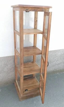 Tall Old Wooden Display Case -Bookcases Sales 73971b9e 5e7d 42ef 9f30 198158a65eeb