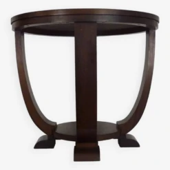 Table, Round Art Deco Side Table In Mahogany, 1930s 14 Table, Round Art Deco Side Table In Mahogany, 1930s -Bookcases Sales 7440ea84 c446 48ba bb8b 975f4931692b