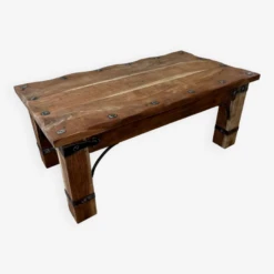 Rectangular Coffee Table In Solid Acacia And Fittings -Bookcases Sales 75bd1149 d234 4cb1 aac2 3c9f04abc2f1