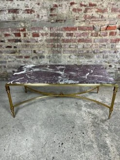 Bronze Coffee Table With Marble Top, 1970 -Bookcases Sales 7630e58f 8a90 4565 9c43 92d046aecd49