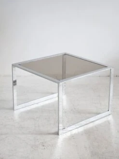 Chrome End Table From The 70s