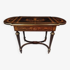 Middle Table With Flaps In Napoleon III Marquetry -Bookcases Sales 76a3a33e 55aa 4212 b1e6 c3aaa8aff39d
