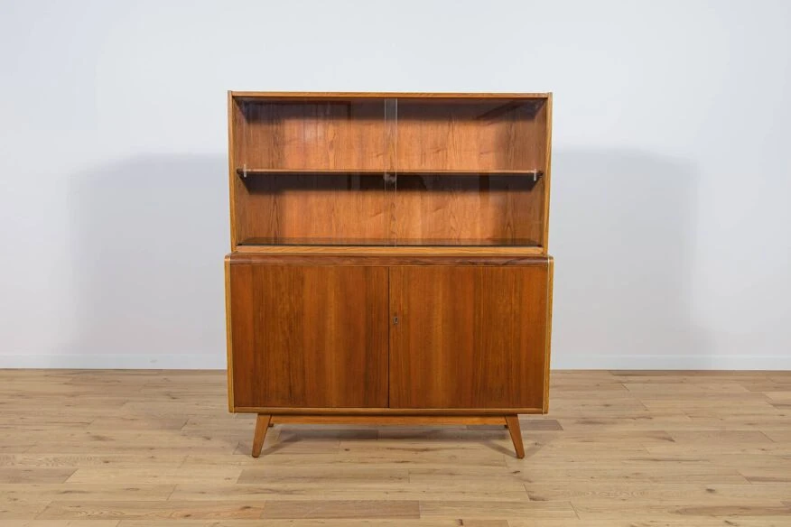 Cabinet With Bookcase By Hubert Nepozitek & Bohumil Landsman For Jitona, 1960s 5 Cabinet With Bookcase By Hubert Nepozitek & Bohumil Landsman For Jitona, 1960s - Image 5