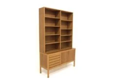 Scandinavian Oak Bookcase, Alf Svensson, Bodafors, Sweden, 1960 -Bookcases Sales 78d0a0a9 c335 43b4 bcf5 55086cd1a413