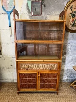 Bookcase Display Unit In Wood And Rattan 15 Bookcase Display Unit In Wood And Rattan -Bookcases Sales 7a520414 acf4 4ea1 bf25 26e3fbf55f8a