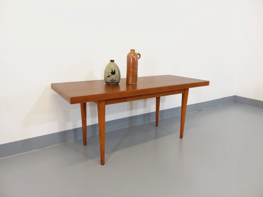 Vintage Scandinavian Teak Coffee Table From The 60s 2 Vintage Scandinavian Teak Coffee Table From The 60s - Image 2