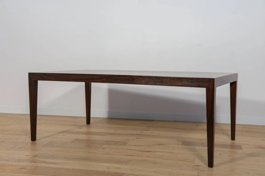 Mid-Century Rosewood Coffee Table By Severin Hansen For Haslev Furniture Carpentry, 1960s 11 Mid-Century Rosewood Coffee Table By Severin Hansen For Haslev Furniture Carpentry, 1960s - Image 11
