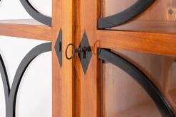 Biedermeier Cherry Wood Display Cabinet, Brass Details, Germany, 19th Century -Bookcases Sales 7d327c2d 8f65 42d9 ba62 d41159518fc6