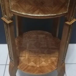 Pedestal Table Or Living Room Table In Louis XV Style Marquetry -Bookcases Sales 804a400c 2abd 4176 bd58 0a6aea25c1ae