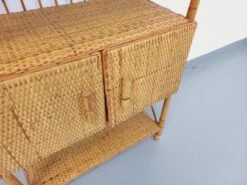 Vintage Rattan And Woven Rattan Bookcase Shelf From The 60s -Bookcases Sales 807f7b6c 8296 4d4b abb4 c797b99a4e19
