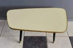 Low Yellow Formica Side Table 1960s -Bookcases Sales 826c176c a474 4fe6 a536 865744aa7dc9