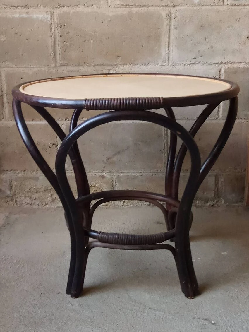 Rattan Coffee Table, 1950s 5 Rattan Coffee Table, 1950s - Image 5