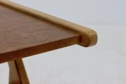 Sculptural Two Tone Teak And Blonde Oak Side Table 1960s -Bookcases Sales 83f025de fe00 4a67 af75 0441f0e8634e