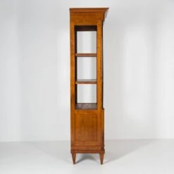 Cherrywood Display Case, Germany, 19th Century, Biedermeier Era