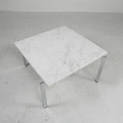 Coffee Table With Carrara Marble Top 60 X 60 Cm, 1970s 29 Coffee Table With Carrara Marble Top 60 X 60 Cm, 1970s -Bookcases Sales 8524a4ad 1d68 4a66 8980 9ecc99319f40