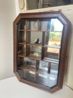 Vintage Wooden Wall Display Case For Miniatures -Bookcases Sales 8702f456 09d3 4c5f 8e12 9321f1a7e1a8
