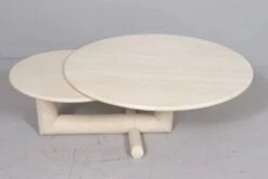 Sculptural Coffee Table Made Of Travertine, Italy 1980s -Bookcases Sales 8753da20 d1d9 4d95 a134 92f7987303c1
