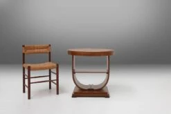 Art Deco Round Side Table With Arched Base, France Ca. 1930 -Bookcases Sales 87b3bdcd 1ac6 40a7 8dd3 f8bff4684e0f