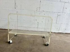Vintage Curved Rolling Table / Plexiglas Side Table -Bookcases Sales 87e75571 de5c 4532 a3dd 3b5a09fa6c45