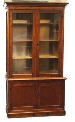 Pair Of Two 19th Century Solid Fir Display Cabinets -Bookcases Sales 87fe175e e3d0 455c a001 934233ddf6a3