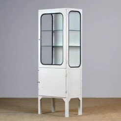 Vintage Iron And Glass Medical Cabinet, 1970’s -Bookcases Sales 8885cc4c 8a0a 4779 a140 36a35c2326ff