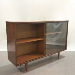 Scandinavian Teak Display Bookcase