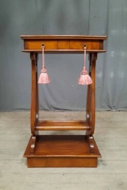 Side Table With Lyre Base -Bookcases Sales 8c66d688 175e 415a bc2f 97a001307d2c