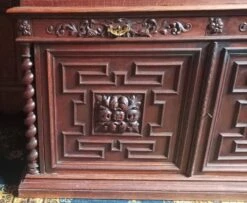 Large Louis XIII Bookcase In Solid Oak 24 Large Louis XIII Bookcase In Solid Oak -Bookcases Sales 8e393e87 8e7f 4859 96c5 212470a628b3