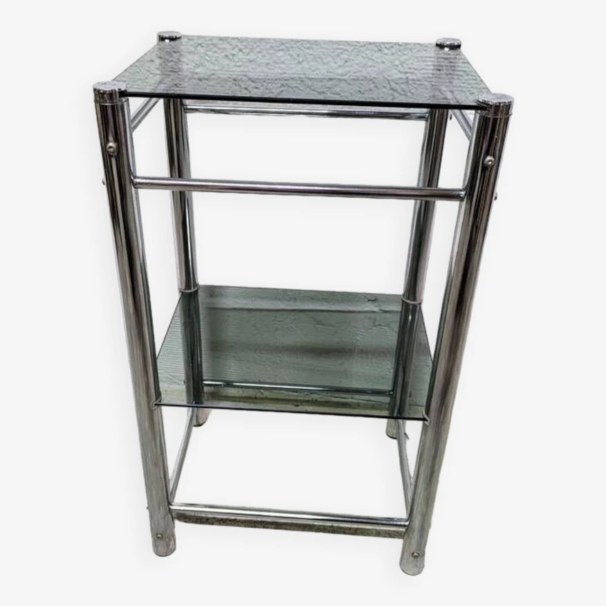 Chrome Plated Double Glass Top 8 Chrome Plated Double Glass Top - Image 8