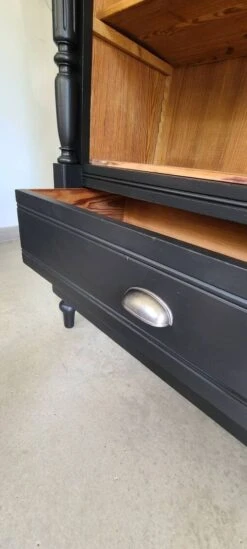 Old Library Storage Unit Shelf Cabinet Curiosities Vintage Black Linen 19 Old Library Storage Unit Shelf Cabinet Curiosities Vintage Black Linen -Bookcases Sales 8f09491f 1a5a 4191 8814 4a1227d50ce0