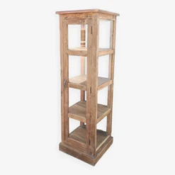 Tall Old Wooden Display Case -Bookcases Sales 900bbbf8 ea28 4720 9888 7c76ead72928