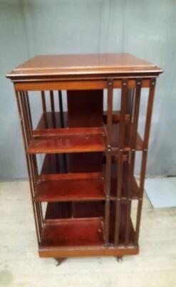 Large 19th Century Revolving Bookcase