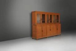 Impressive 12 Doors Monastery Or Display Cabinet In Pine, Belgium, 1890 -Bookcases Sales 91b15468 7140 4714 9c8d 66b10f169a9a