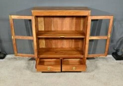 Glazed Furniture In Solid Mahogany, India – 20th Century -Bookcases Sales 92985fd5 2f40 4efc 8077 8be47771c31e