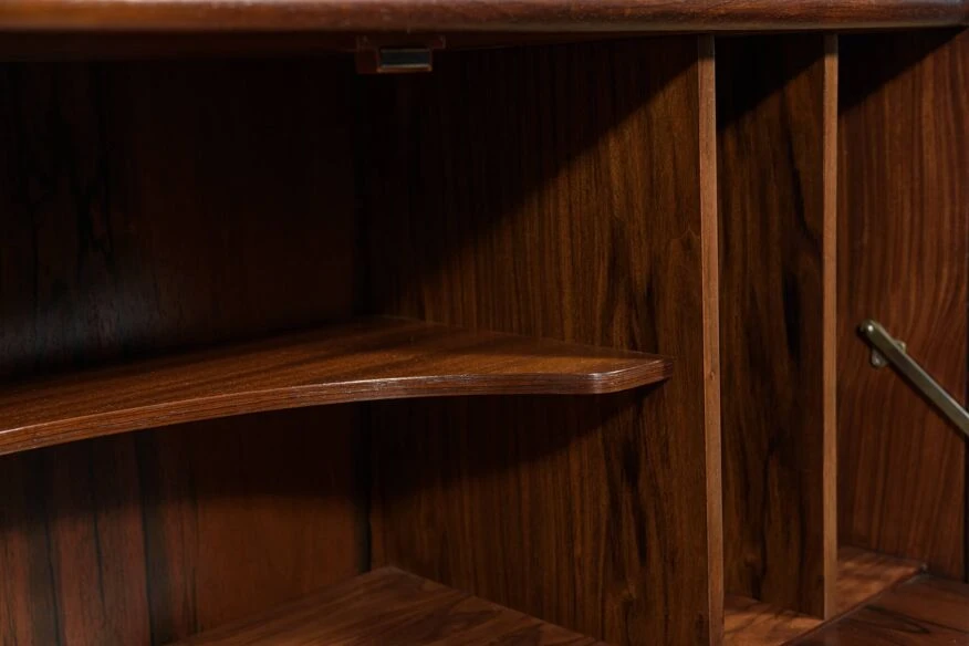 Mid-Century Rosewood Shelf, Denmark, 1970s 16 Mid-Century Rosewood Shelf, Denmark, 1970s - Image 16